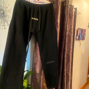 Black Fear of God joggers